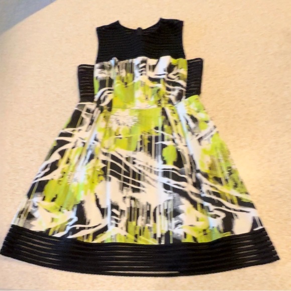 Carmen Marc Valvo Flare Dress - Size 12 - Picture 3 of 8